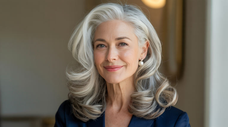 21 Long Hairstyles for Women Over 60 That Look Elegant
