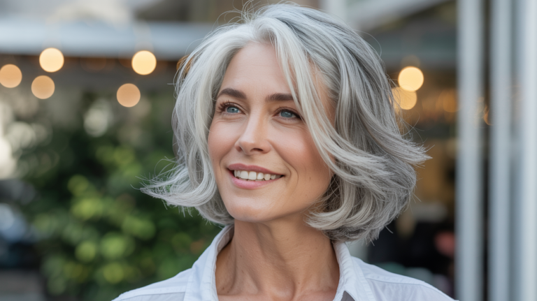 23 Gray Hairstyles for Women Over 40 That Look Youthful