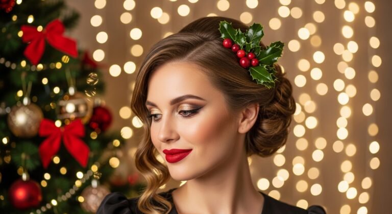 21 Glam Hairstyles for Christmas Party