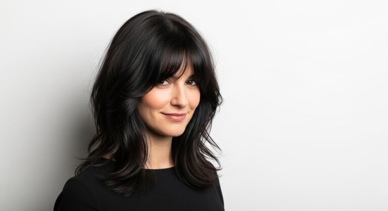 25 Layered Medium Cuts with Face Bangs