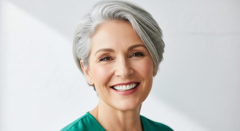 24 Youthful Gray Styles for Over 50