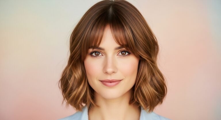25 Bobs with Curtain Bangs Trending Now